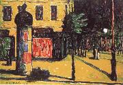 Waldemar Rosler Strabenansicht in Berlin oil painting